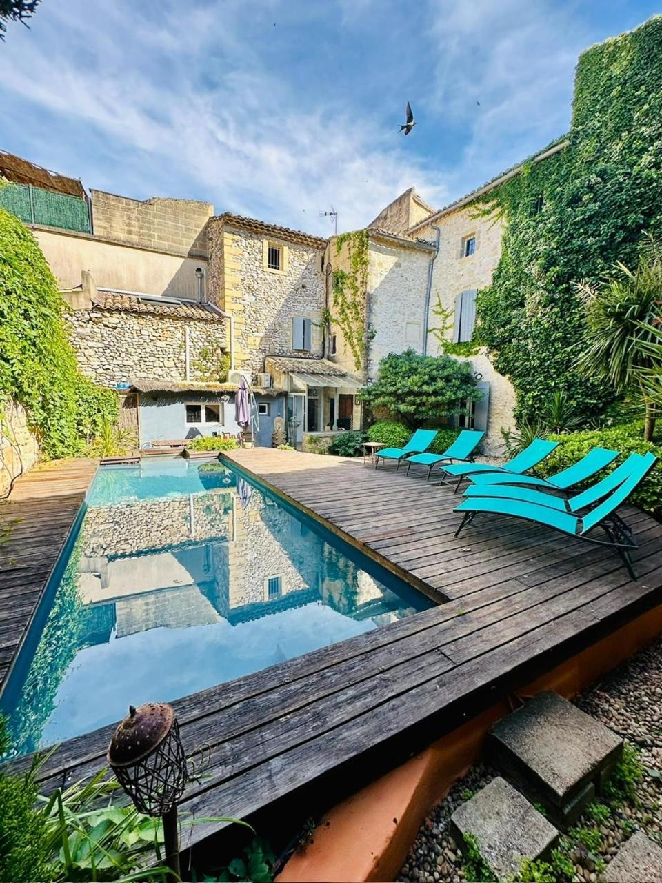 La Maison Du Barry - Piscine - Billard - 10 Personnes Collias Exterior photo